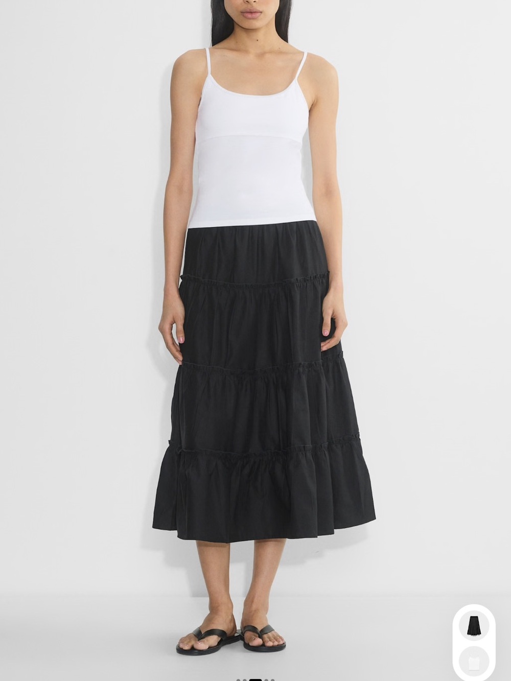 Aritzia Sunday Best Mars black skirt